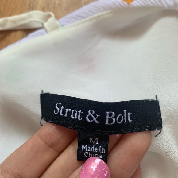 Color block blouse! (Comes with sleepmask!) - Picture 3 of 3